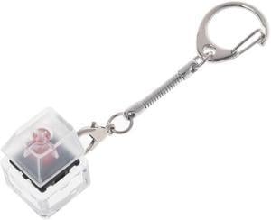 MX Switch Tester Switch Sampler Mechanical Keyboards 1-Key Switch Testing Tool Translucent Switch Keychain(Red)