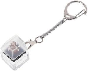 MX Switch Tester Switch Sampler Mechanical Keyboards 1-Key Switch Testing Tool Translucent Switch Keychain(Brown)