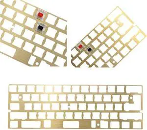 Brass Plate Positioning Board Plate-mounted Stabilizers GH60 GK61 PCB for Mechanical Keyboard