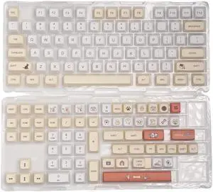 PBT Keycaps Cute Cartoon Sublimation for MX Switches Mechanical Keyboard