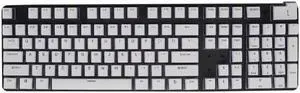 PBT OEM Backlit Keycaps Compatible for Cherry MX Kailh Outemu Content Switches(crystal white)