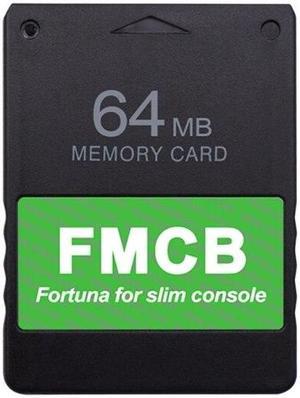 Free Mcboot for PS2 Memory Card for Slim Game Console SPCH-7 / 9xxxxx Series- FMCB Free Mcboot Your for PS2 - Plug and for Play(64M)
