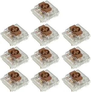 Low Profile 2.0 Switch 3Pin Blue Red Brown RGB Customized DIY Hot Swap Mechanical Keyboard Switches for GATERON2.0 KS-33(BN)