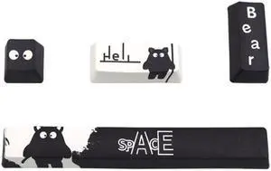4 Keys Esc Entre 6.25u Spacebar Keycap Oem PBT Five Sides Dye-Subbed Keycaps