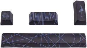 4 Keys PBT Profile Keycaps SPACE 2x ENTER ESC Keycap Dye Subb for Mechanical Keyboard KeyCaps