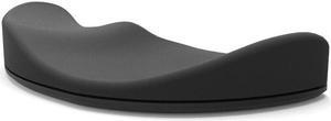 Silicone Mouse Pad Ergonomic Supports Mousepad Mouse Hand Rest Wrist Rest Pad Non-slip Left/ Right Hand(BK-1)