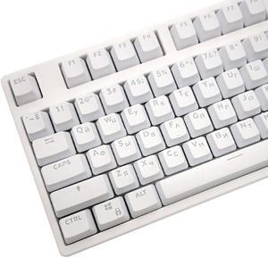 Gaming Keyboard Keycaps 104Pcs  ABS Russian Korean Backlit Keycap for RGB Mechanical Keyboard DIY Gift for Gamer(1)