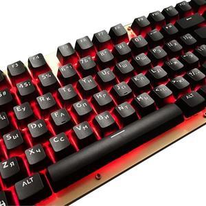 Gaming Keyboard Keycaps 104Pcs  ABS Russian Korean Backlit Keycap for RGB Mechanical Keyboard DIY Gift for Gamer(4)