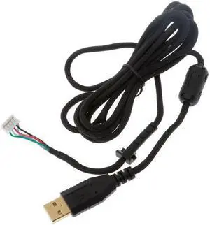For Keyboard Mouse Replacement Cable Umbrella Rope Mouse Cables Soft Durable Wire for G502
