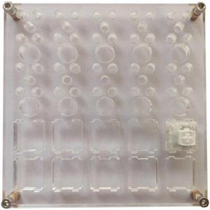 2 in 1 Board for Lubricate Switch Mechanical Keyboard Switch Tester Base DIY Tool Double Layer Acrylic Lube Modding
