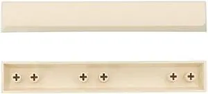 Durable PBT 6.25X Spacebar Keycap XDA Profile Five-Side Dye Subbed Keycaps 1PC(Beige)