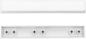 Durable PBT 6.25X Spacebar Keycap XDA Profile Five-Side Dye Subbed Keycaps 1PC(White)