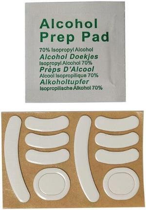 2Pack for logitech-G Pro  Mouse Feet Sticker Mouse Skates Pad Glide  Edge(White)