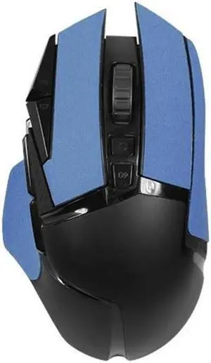 Non-Slip Mouse Skin Grips Skates for  G502 Gaming Mice Side Sticker Pads(Navy blue)
