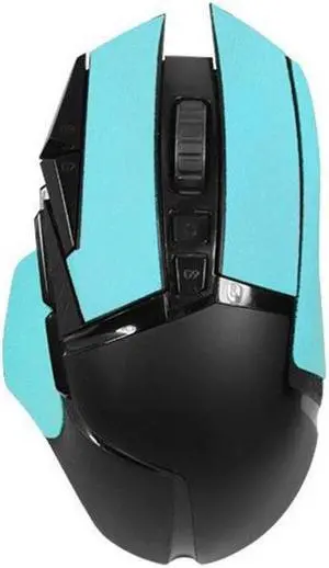 Non-Slip Mouse Skin Grips Skates for  G502 Gaming Mice Side Sticker Pads(Blue)