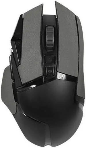 Non-Slip Mouse Skin Grips Skates for  G502 Gaming Mice Side Sticker Pads(Dark gray)