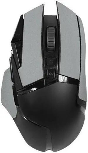 Non-Slip Mouse Skin Grips Skates for  G502 Gaming Mice Side Sticker Pads(light for grey)
