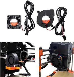 MK3S+ 3D Printer Cooling Fan 5015 4010 DC5V Blower Air Fan Bearing Cooling