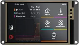 TFT35 V2.1 LCD Screen Display Controller For M4P+CB1/M8P Klipper Board(SPI)