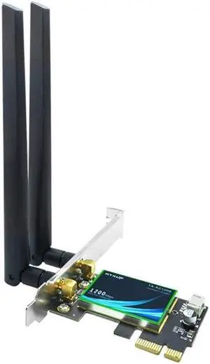 PCI-E WiFi Card BT4.0 Wireless  Card AC1200M 802.11ac Dual-Band 2.4G+5G Dropship