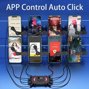 Mute App Control Bluetooth Smart Finger Phone Screen Auto Clicker Device Physical Automatic Click Press Bot For Pad OS Phone8 clicker