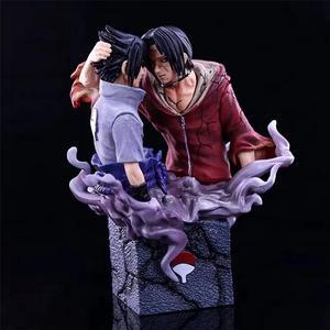 Anime Naruto Uchiha Itachi Brother Reconciliation PVC Action Figure Collectible Model Doll Toy 17cm
