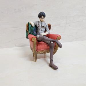 Anime Attack On Titan Sitting Position Sofa PVC Action Figure Collectible Model Doll Toy 12cm