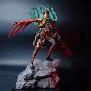 Anime Attack On Titan GK PVC Action Figure Collectible Model Doll Toy 35cmB