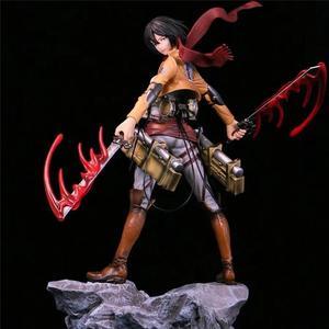 Anime Attack On Titan GK PVC Action Figure Collectible Model Doll Toy 35cmA