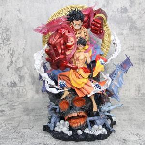 One Piece GK Monkey D Luffy Gear 4 OverSize 50cm Pvc Anime Action Figure  Model