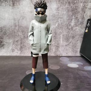 Anime Naruto Inuzuka Kiba Aburame Shino PVC Action Figure Collectible Model Doll Toy 22cm