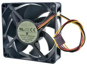 R128025SM 8cm X 80mm X 25mm DC12V 0.14A 3-Pin Quiet Cooling Fan for Chassis CPU Low Noise 80mm Computer Part Accessory R128025SM 8cm X 80mm X 25mm DC12V 0.14A 3-Pin Quiet Cooling Fan for Chassis CPU Low Noise 80mm Computer Part Accessory