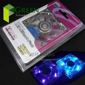 Cooler Master 8025 80MM 80x80x25mm Silent led Cooling Fan 12V 0.2A For Computer Case Fan with 3pin Cooler Master 8025 80MM 80x80x25mm Silent led Cooling Fan 12V 0.2A For Computer Case Fan with 3pin