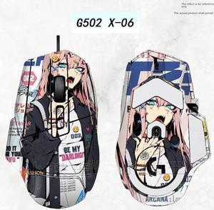 For Logitech G502 X PLUS wireless/wired mouse special sticker matte protection custom all-inclusive film replacement accessories(G502X wired)(G502 X 06)