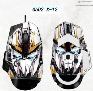 For Logitech G502 X PLUS wireless/wired mouse special sticker matte protection custom all-inclusive film replacement accessories(G502X wireless)(G502 X 12)