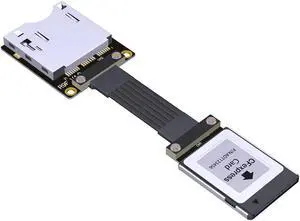 PCIe 4.0 Gen4x2 CFexpress Extension Cable Type B High-Speed PCI-e 4.0 CFexpress B SSD Memory Storage Cards Adapter Cord R99SF(15cm)