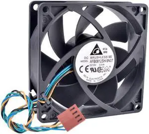 AFB0812SH-9N07 8cm 80mm fan 80x80x25mm DC12V 0.51A 4Pin Cooling fan for case CPU