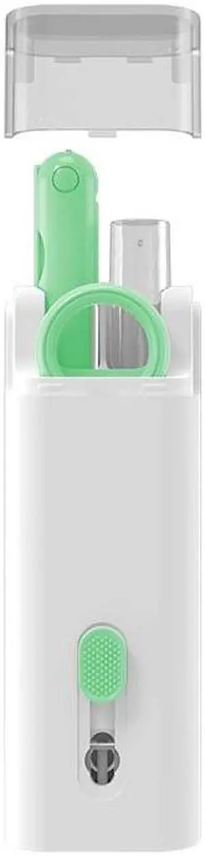 keyboard cleaning kit 7 in 1 Cleaner Brush Earphone Cleaning Pen For Headset iPad Phone Cleaning Tools Cleaner Keycap Puller Kit(Light green)
