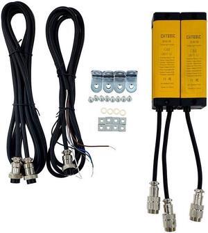 Light Curtain Safety Grating 4 Points 20mm 40mm Safety Light Curtain Sensor Switch Photoelectric Protection Device (GM20-4J)