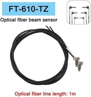 1m Optical Fiber Reflection Sensor M3 M4 M6 Optical Fiber Beam Sensor Switch(Bai-FT-610-TZ)