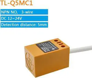 Metal Inductive Proximity Switch 3-wire NPN PNP Sensor Switch With 1.5m Cable TL-Q5MC1 Normally Open Normally Closed TL-Q5MC2(TL-Q5MC1)