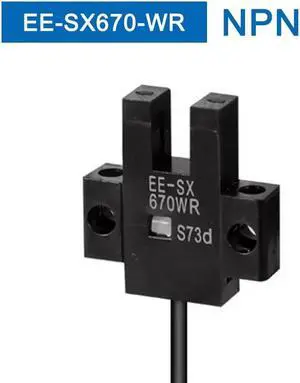 Photoelectric Switch U-type Sensor Switch With 1m Cable EE-SX672-WR/671/670A/3/SX674P-WR Proximity Switch NPN PNP(EE-SX670-WR)