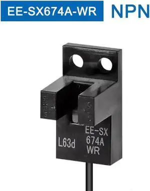 Photoelectric Switch U-type Sensor Switch With 1m Cable EE-SX672-WR/671/670A/3/SX674P-WR Proximity Switch NPN PNP(EE-SX674A-WR)