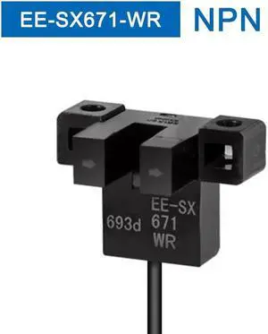 Photoelectric Switch U-type Sensor Switch With 1m Cable EE-SX672-WR/671/670A/3/SX674P-WR Proximity Switch NPN PNP(EE-SX671-WR)