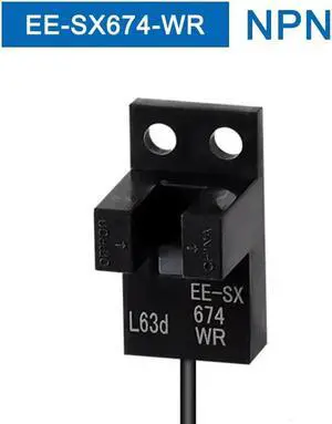 Photoelectric Switch U-type Sensor Switch With 1m Cable EE-SX672-WR/671/670A/3/SX674P-WR Proximity Switch NPN PNP(EE-SX674-WR)