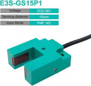 Infrared Photoelectric Inductive Switch NPN PNP DC Diffuse Reflection Sensor Slot Type Proximity Switch(E3S-GS15P1)