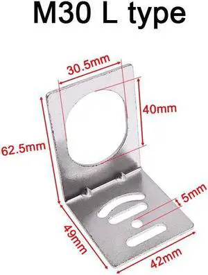 SN04 approach sensor holder photoelectric sensor switch support metal proximity switch bracket(M30 L type)