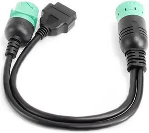 J1939 9Pin male to female three-way line OBD one to two connection line OBD2 adapter line(J1939 Y CABLE  1PCS)