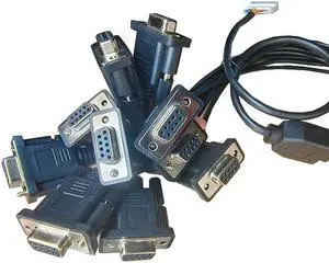 Car 1612268-1 32P female seat to 10 DB9PIN Serial RS232 gateway connection cable tools(1.2M)(1612268-1 32P 1PCS)
