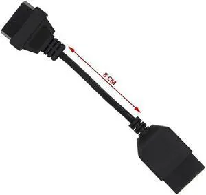 9Pin to 16Pin OBD 2 OBDII Diagnostic Cable For SUBARU(OBD F TO 9P   1PCS)